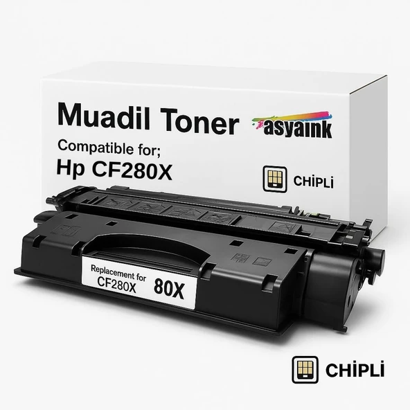HP M425dn CF280X Muadil Toner 6400sf Asyaink