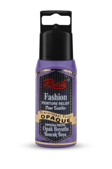 Rich Boyutlu Boncuk Boya 60cc Opak Mor ürün görseli