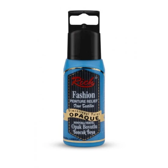 Rich Boyutlu Boncuk Boya 60cc Neon Mavi ürün görseli