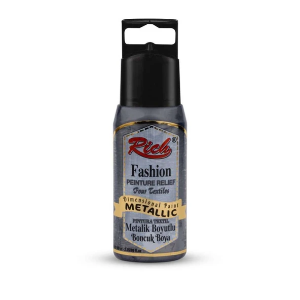Rich Boyutlu Boncuk Boya 60cc Metalik Füme ürün görseli