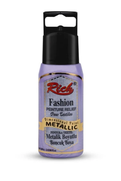 Rich Boyutlu Boncuk Boya 60cc Metalik Lila ürün görseli