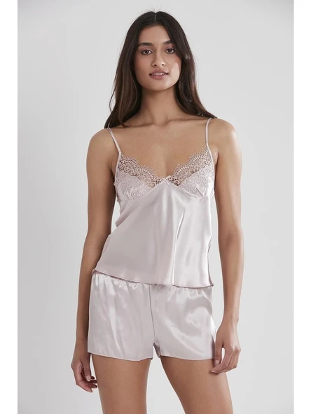 Pierre Cardin 6325 6'lı Saten Gecelik Sabahlık Takım - 4
