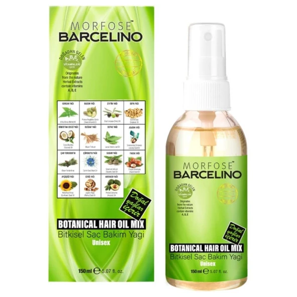 Barcelino Saç Bakım Yağı 150 ml