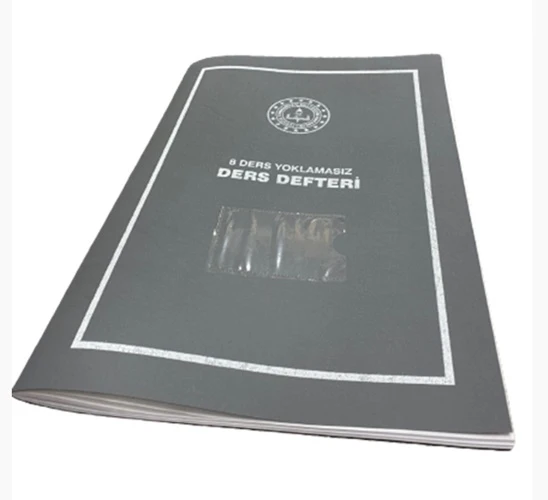 Gülpaş Ders Defteri 8 Ders Yoklamasız Plastik Kapak - 1 adet ürün görseli 1