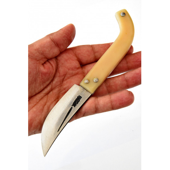 Tapan Av & Çoban Bıçağı 19 cm Kara Çelik ( Baba Dede Usulü)