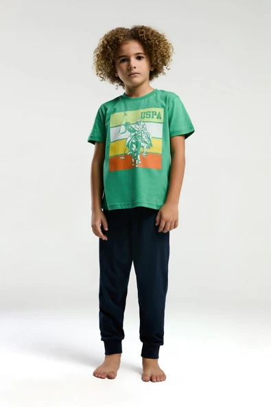 Us Polo 2032-G Erkek Garson Pijama Takımı - 2