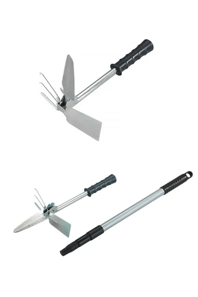 Maximex Teleskopik Saplı Fonksiyonlu Keser, Çapa, Testere, 3 Farklı Açıya Ayarlanabilir, Alman Ürünü - 2