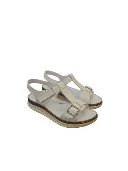 Esem 1708 Hakiki Deri Kadın Sandalet - Resim 7