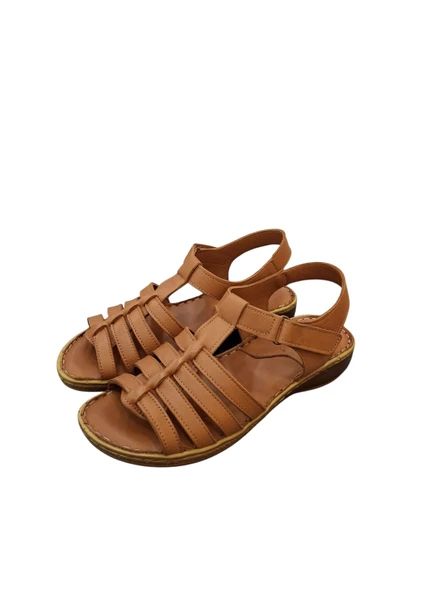 Esem 014 Hakiki Deri Kadın Sandalet - Resim 7