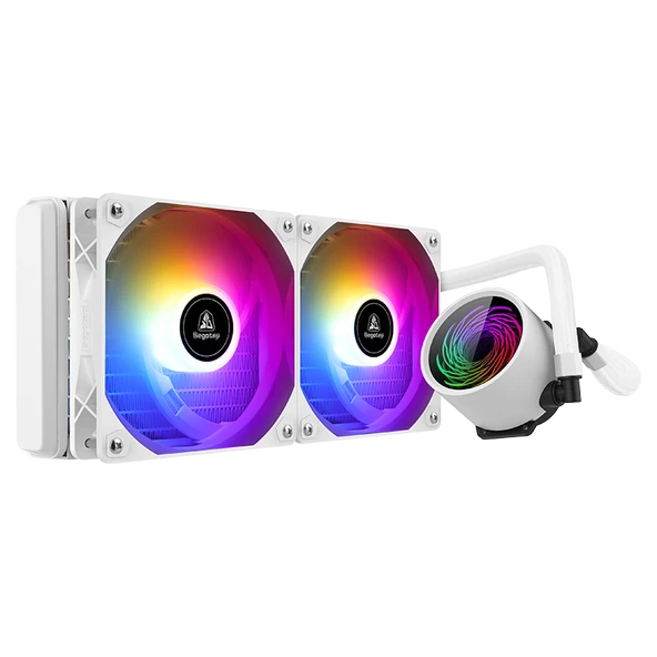 Segotep Bevere 240 Argb Beyaz Sıvı İşlemci Soğutucusu Am5 Ve Lga1700 Uyumlu - 2
