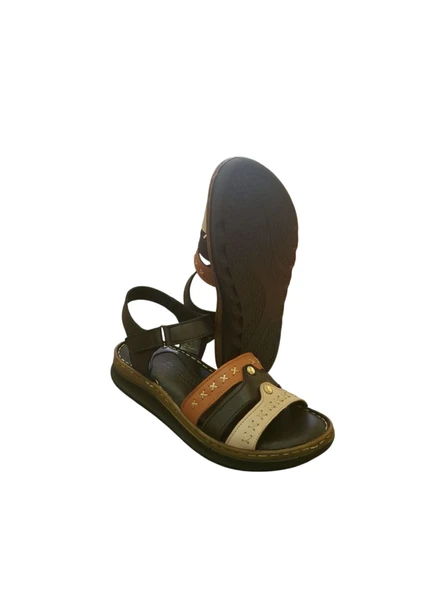 Esem 1703 Hakiki Deri Kadın Sandalet - Resim 10