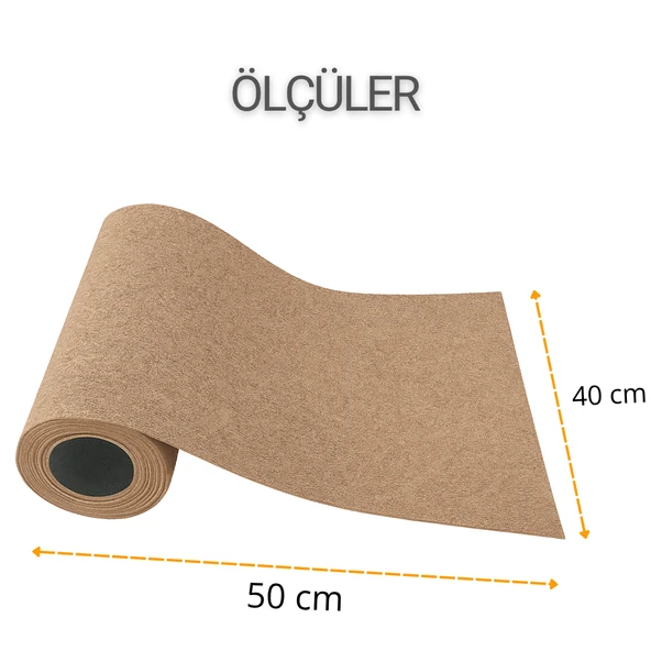 Beylini Kedi Tırmalama Halısı Yapışkanlı Her Yüzeye Uygulanabilir Kesilebilir Mobilya Koruyucu Mat Devetüyü (40X50) - 6