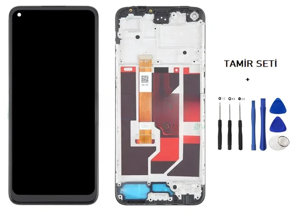 Tkgz - Xiaomi Redmi NOTE 11R Uyumlu Lcd Ekran Dokunmatik SERVİCE PACK - ÇITALI- Montaj Seti + B-7000 - Resim 2