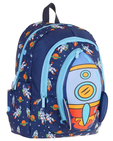 Kaukko Kids Okul Sırt Çantası Leather Astronaut L5260 - Resim 2