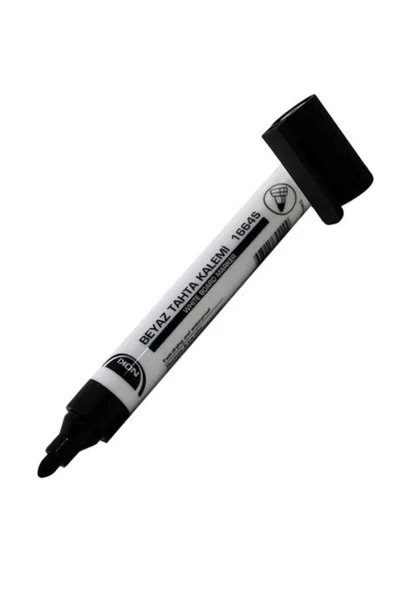 Noki Beyaz Tahta Kalemi Yuvarlak Uç Siyah Kod:1664S - 2