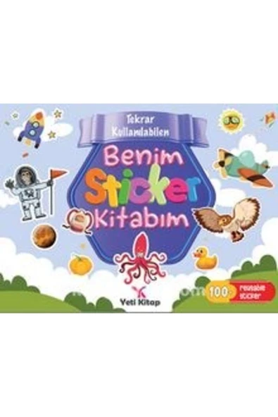 Tekrar Kullanılabilen Benim Sticker Kitabım Yetikitap