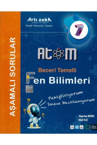 Artızeka 7.Sınıf Atom Beceri Temelli Fen Bilimleri Soru Bankası