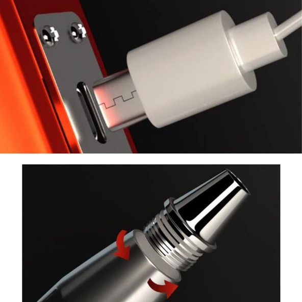 Uv Ledli El Feneri - Powerdex - Su Geçirmez - 20 W - Kırmızı - PD-9007 - Resim 3