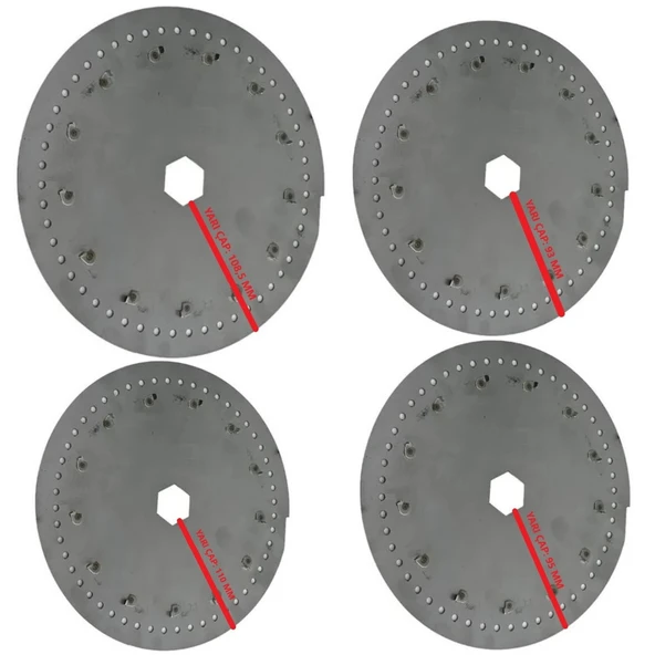 Türkay Havalı Mibzer Mısır Fasulye 304 Kalite Diski 26 Delik 4.5 mm - Resim 10