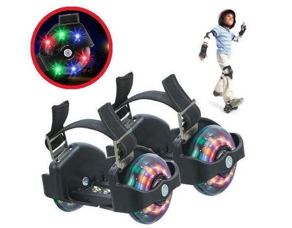 BUSSO-YX-SG-04-60 KG TAŞIMA KAPASİTELİ 2 TEKERLEKLİ IŞIKLI TOPUK PATENİ - 2
