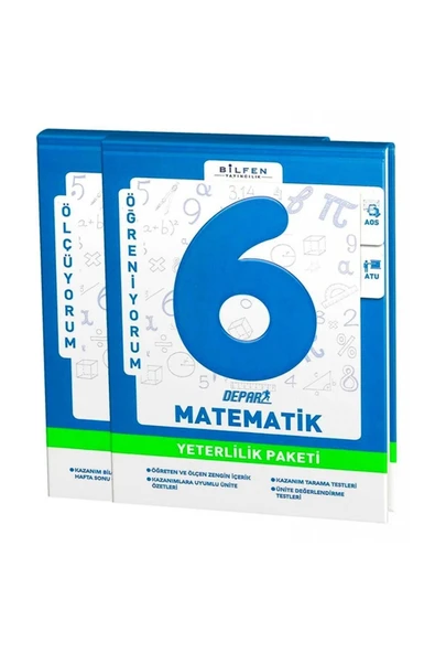 Bilfen 6.Sınıf Matematik Depar Yeterlilik Paketi