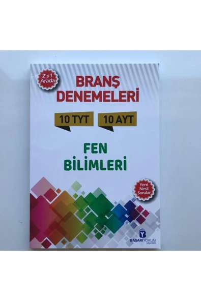 Başarıyorum Tyt Ayt Fen Bilimleri Branş Denemeleri