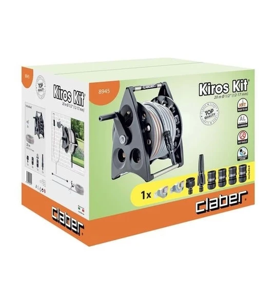 MAKARALI HORTUM SETİ KIROS KIT 20MT CLABER 8945 - Resim 2