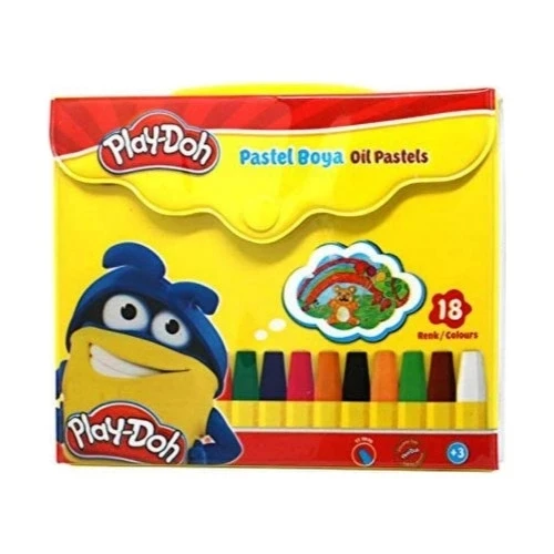 Play-Doh Pastel Boya Çantalı 18 Renk Pa006 - 2