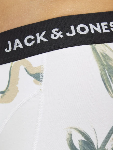 JACK JONES Erkek Desenli Pamuklu 3 lü Boxer Set 12273114 - 5