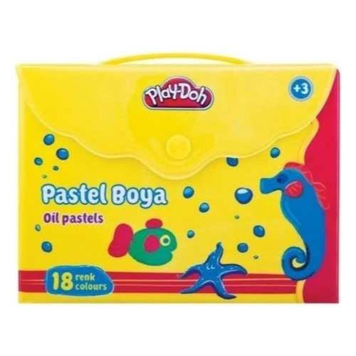 Play-Doh Pastel Boya Çantalı 18 Renk Pa006
