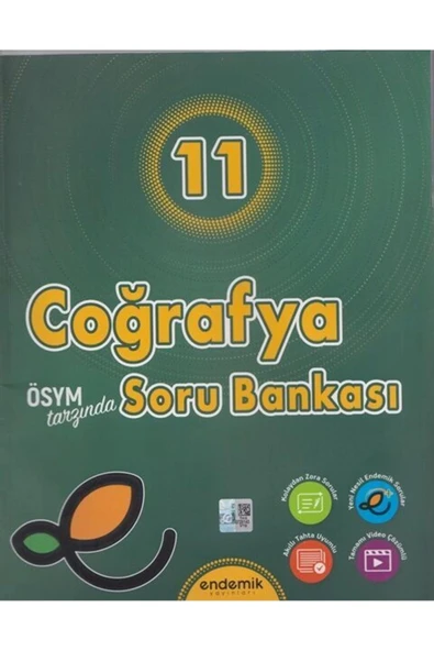 Endemik 11.Sınıf Coğrafya Soru Bankası ürün görseli 1
