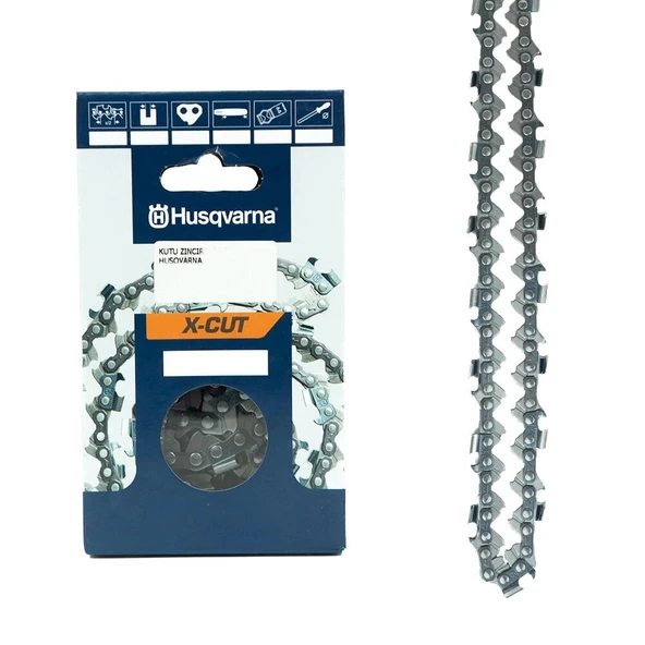 KUTU ZİNCİR 3/8 36 DİŞ HUSQVARNA MOTORLU TESTERE ZİNCİRİ ürün görseli