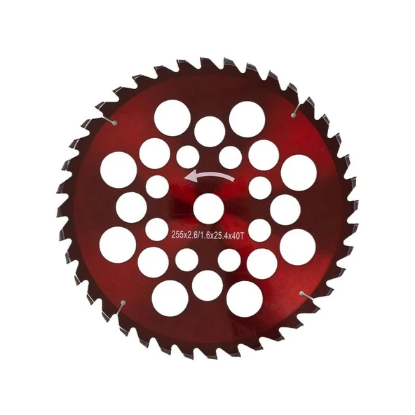 TIRPAN BIÇAĞI ELMASLI CROCODİLE TUNGSTEN RED (255MM) - 1