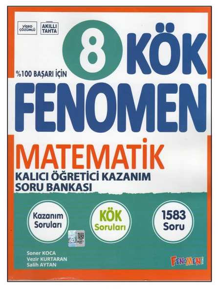 FENOMEN 8. SINIF KÖK MATEMATİK SORU BANKASI ürün görseli