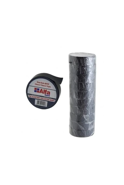 ALFA ALEV ALMAZ ELEKTRİK BANTI RENKLİ - SİYAH