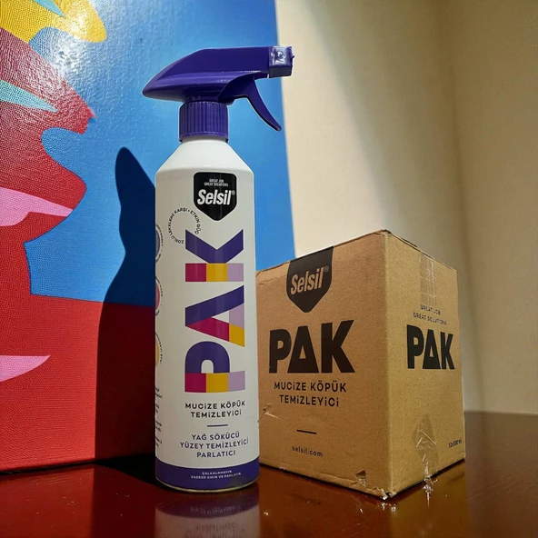 Selsil Pak Köpük Mucize Temizleyici Sprey 500ml (12AD) - Resim 2