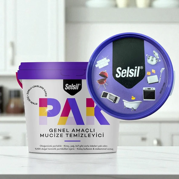 Selsil PAK Krem Genel Amaçlı Mucize Temizleyici 500gr (12AD) - Resim 2