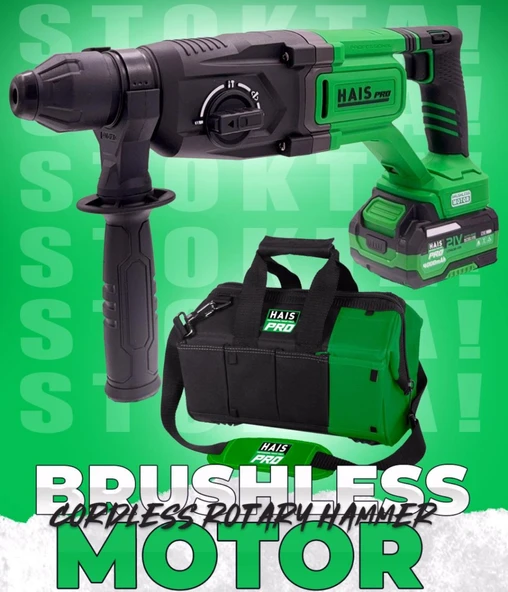 HaisPro Profesyonel Akülü Darbeli Kırıcı Delici Matkap 21 V 4.0 Ah Çift Akü ZA-DS-195 - Resim 2