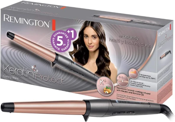 Remington CI83V6 Keratin Protect 19-28 mm Konik Saç Maşası