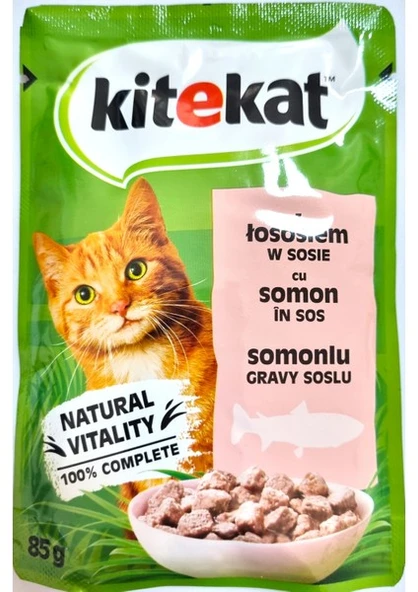 Kitekat Somonlu Yaş Kedi Maması Pouch 85 gr x 28 Adet