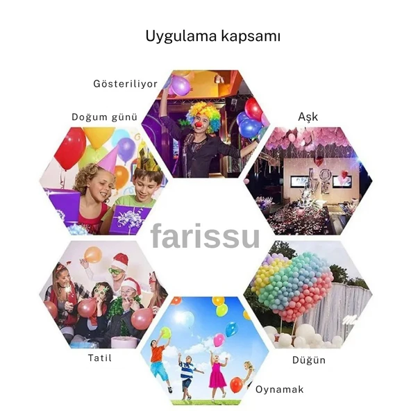 Yüksek Performanslı Çift Çıkışlı Elektrikli Balon Şişirme Pompası (220V - AB Fişli) - 6