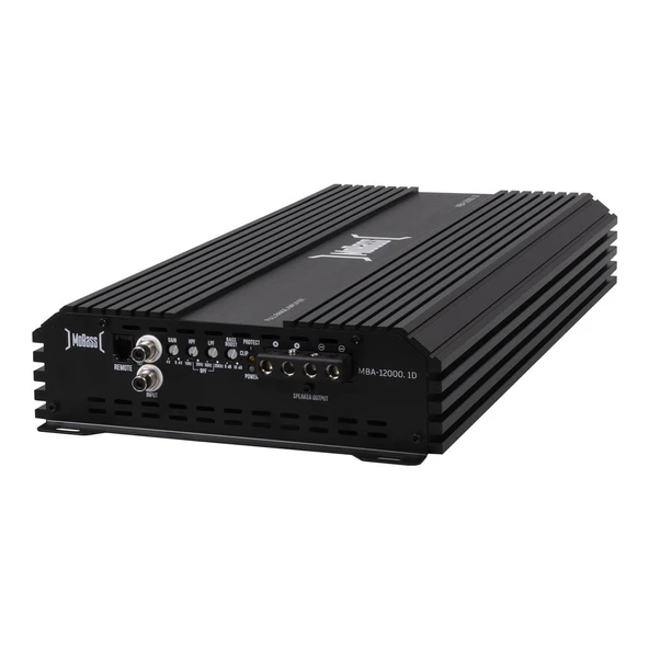 Mobass MBA-12000.1D Profesyonel Mono Amfi 4 Ohm 4000W RMS 1 Ohm 12000W RMS - Resim 2