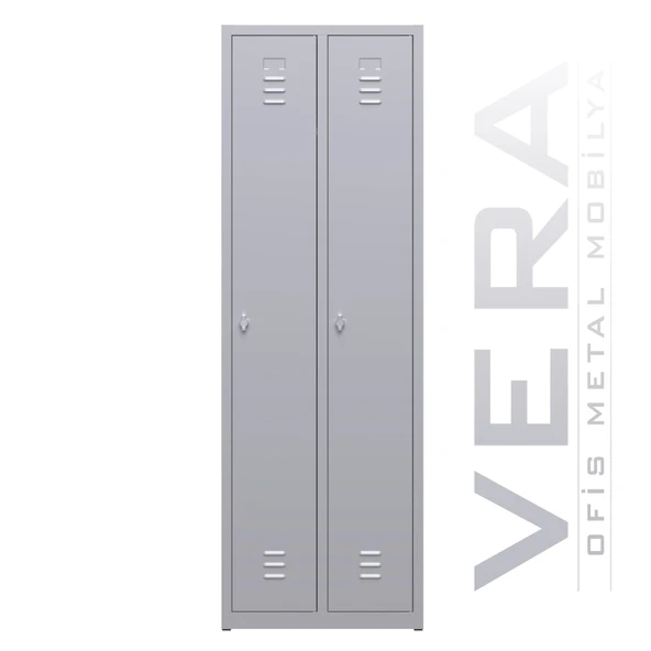 Soyunma Dolabı Metal 2 Kişilik, İşçi Soyunma Dolabı - 1