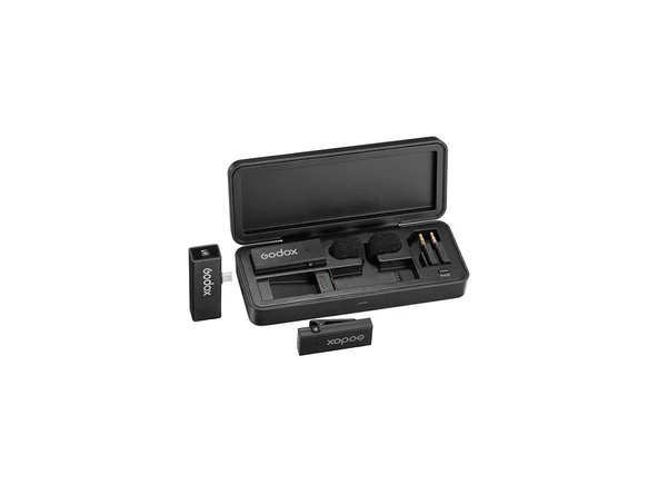 Godox MoveLink Mini Kablosuz Mikrofon Kit2 (Type-C Uyumlu/Siyah)