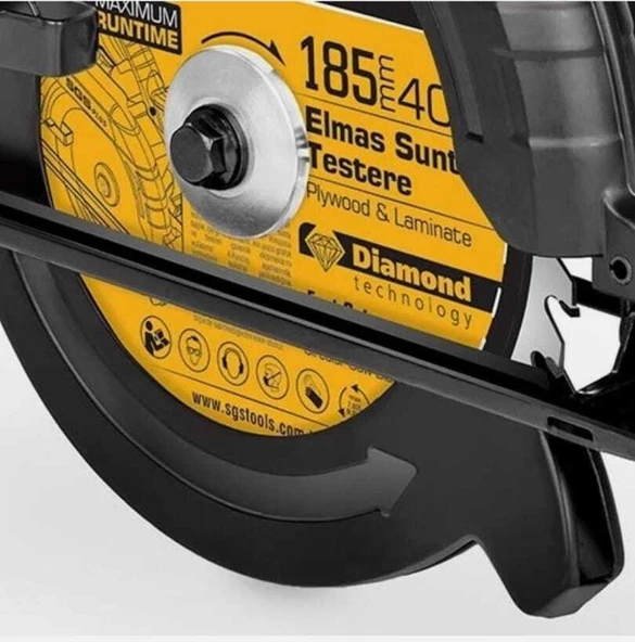 SGS 5185 Sunta Kesme Makinası 1500W 185 MM - 2