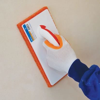 Dekor Kauçuklu Mala Büyük Gözenekli Kısa - Resim 2