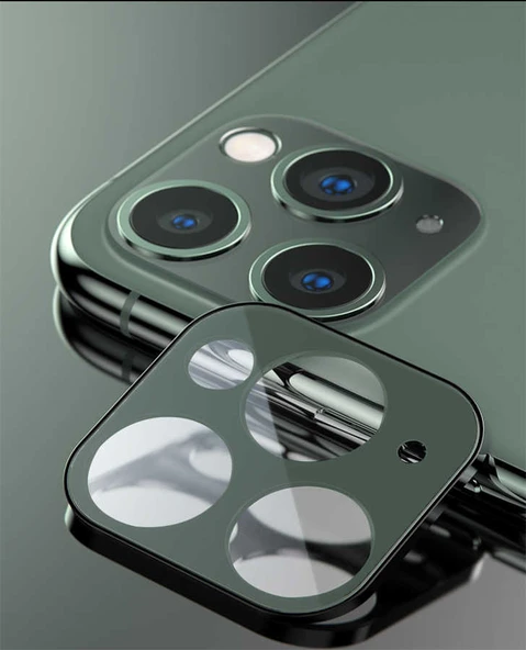 iPhone 11 Pro Max / İphone 11 Pro Kamera Lens Koruyucu - Resim 3