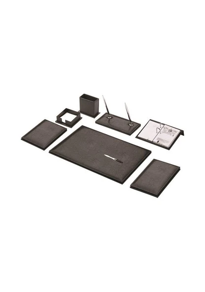 SUMEN TAKIMI GULPAS 7 P.LUKS DERI KALEMLI SIYAH910 ürün görseli