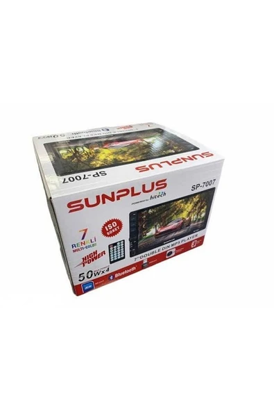 Sunplus Sp-7007 Double Teyp 7" 4x50w Oto Teyp - 1
