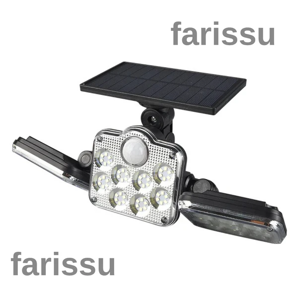 Güneş Enerjili LED Dış Mekan Aydınlatma – 270° Geniş Açı, IP65 Su Geçirmez, Hareket Sensörlü, 24W - 5